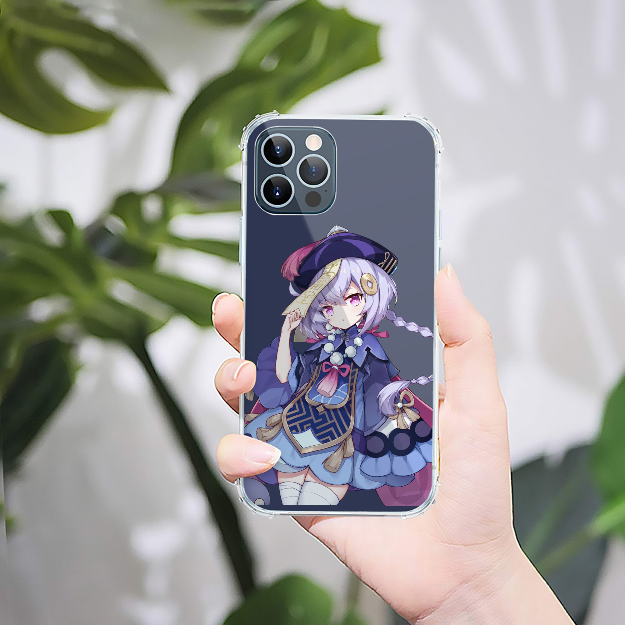 げんし神 七七 なな  genshin Nana 【iPhone 12シリーズ対応】透明スマホケース（クリアソフトケース）